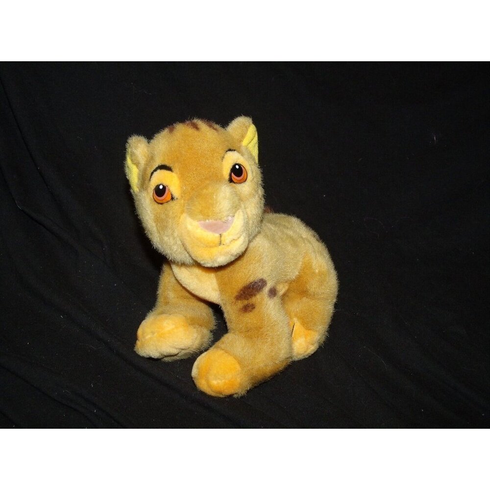 Disney Store The Lion King Simba Cat Cub Baby Plush 8" Vintage